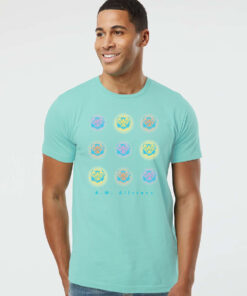 A.M. Allstars Nine Circle Logo ADULT Tee Shirt